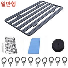자동차 루프 바스켓 차박 오프로드 짐받이 탄성메쉬 수하물 그물망, 1개, 표준 모델 13m 단일 플랫폼 + 레인 커버