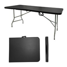 브로몰딩 테이블 1800 블랙 접이식 야외 테라스 캠핑 이동식 행사용 매대 무광블랙 978+15559jp
