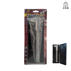 好樂購 游標卡尺6吋 合金鋼游標卡尺 150mm 精準測量內外徑、深度、段差, 1個