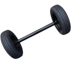 트레일러 바퀴 캠핑카 요트 보조 휠 리어 견인 운반 1.4m, 1.3m