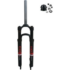 CDH파워 26인치 서스펜션 포크 싱글 숄더 286mm 직선 튜브 초경량 알루미늄 합금 디스크 브레이크 118인치 헤드셋 포함, 27.5인치
