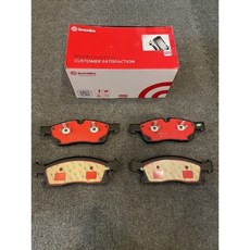 BREMBO 賓士 C292 GLE43 前後煞車皮 來令片, 後來令（紅皮陶瓷版）99, 1個