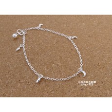 水晶森林手創館 925純銀保庇手環，純銀手作，國際標準，簡約森林系風格