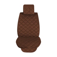 킨톤 더워머 겨울차량용 시트커버, 브라운, 1개