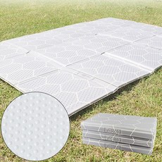 힐링캠프 3단 캠핑매트 특대형(300x230) + 전용가방, G.(양면)그레이