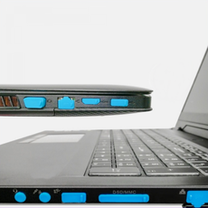 노트북 USB 실리콘 보호캡 마개, 블랙