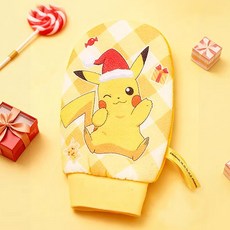 포켓몬스터 샤워타올 바디 목욕 거품 버블 타월 샤워볼 바디스크럽 거품 양면 샤워타월, 1.피카츄, 1개, 1개입