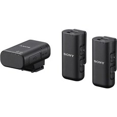 SONY(소니) 카메라용 마이크 무선 마이크(마이크×2+리시버+충전 케이스)