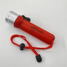 일반 건전지 다이빙 라이트 - 다이빙 및 육지용으로 사용 가능 폭우에도 방수 수중 낚시 및 작업용, 05 Red