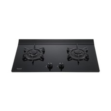 RINNAI林內 彩焱系列-RB-L2610G(B)(A) 檯面式彩焱玻璃雙口爐 不含安裝, 液化天然氣 (LNG), RB-L2610G(B)(A)-檯面式彩焱玻璃雙口爐 不含安裝
