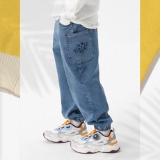 휠라키즈 어반 휠라X고주연 데님라이크 하의 FK2FPF3501X