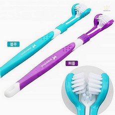 쭈니 퍼피헛 미니 3헤드 칫솔 색상랜덤 반려동물 구강관리 반려묘칫솔