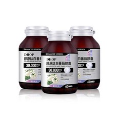DHOP 膠原胜肽白番茄膠囊 30000mg 冰晶番茄 蜂王乳, 1個, 單瓶體驗裝, 60顆