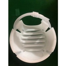 안전모내피 플라스틱 모자내피 보호구 탈부착 작업모 볼캡, 1개, 화이트 케이스+화이트 헤어밴드 조절