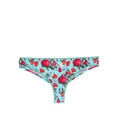 말리스데커스 포비든 프루츠 프린트 글리터 텅 팬티