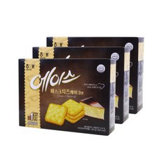 (너만아는과자점)해태 에이스 바스크치즈케이크맛 / 비스킷 간식, 364g, 3개