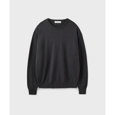 UNION BLUE HARD TWIST COTTON 크루넥 맨투맨 니트 CHARCOAL 179033