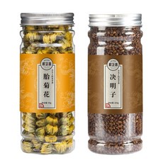 통조림 국화차 항저우 국화 백국화차 건강차 공식 플래그십 스토어 정품, 국화40g+계피300g(2캔), 1개, 1개