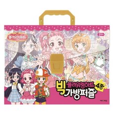 플라워링하트 빅 가방퍼즐 4종, 키즈아이콘, 1개