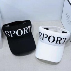 여름 자외선차단 레터링 골프 선캡 패션모자_258595GF