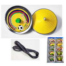 월드컵 팽이 1세트(팽이1개+줄1개) 오겜2 민속놀이 팽이돌리기 딱지 비석 제기 공기 놀이 장난감 명절 전통놀이, 1개