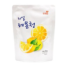 두레원 레몬청 슬라이스, 1개, 2kg, 1개입