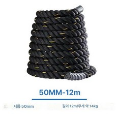 피트니스 로프 웨이트 밧줄 체육관 크로스핏 근력, 50mm-12m 피트니스 파운데이션 1년 이상, 1개