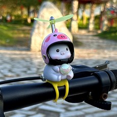 자전거 전기자전거 오토바이 액세서리 차량용 장식품, 1개, 흰색 스트링 E타입