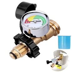 45.4kg(100파운드) 프로판 탱크 어댑터 범용 핏 Pol에서 Qcc1 프로판 탱크 어댑터 Pol을 Qcc1 / 타입 1로 변환 45.4kg(100파운드) 프로판 탱크, 45.4kg(100파운드) 프로판 탱크 어댑터, 범용