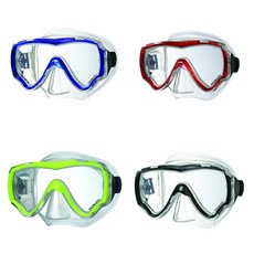 PROBLUE MS-170 South Beach 矽膠單面鏡 低容積潛水面鏡, 透明藍,面鏡