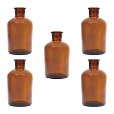 캔들 디퓨저 용기 고급 유리병 화병, 브라운 120ml 5개, 디퓨저용기