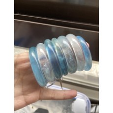 海藍寶手鐲, 1個, 56.9*11.0*6.5 貴妃