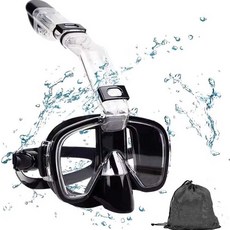 낙원굿즈 해녀 수경 물놀이 스노클 마스크 해녀 대형, 1개, 연파랑 S/M 소형 여성용