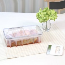 김치도마 커터 자르는통 밀폐용기, 1개
