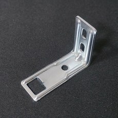 ㄱ자 브라켓 5.0cm 커튼 블라인드 부속품 부품 설치 고정 피스, 메탈, 1개, 목재 나사 2개 (대 2.5cm)