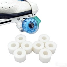 VKEDA QUAD 쿠션 SKATING ROLLER - POWERDYNE 매직 85A, 화이트.