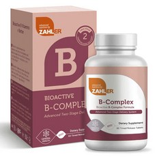 Zahler 生物活性B群配方長效緩釋錠, 1個, 60錠
