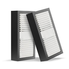 FLASHFORGE Adventurer 5M Pro 에어 필터 네트 2팩 이중 레이어 HEPA 및 활성탄 여과 네트 99% 입자/VOC 제거