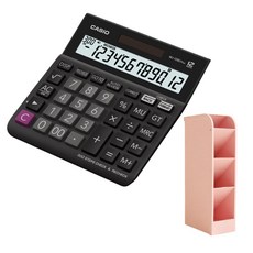 카시오 WJ-120D Plus 사무용 계산기 + 펜꽂이, 1개