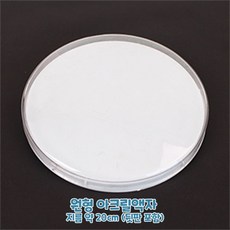 원형 아크릴 액자 / 사각 아크릴액자/ 사진 소품 공예 미술작품 피규어 박스, 1개, 원형아크릴액자