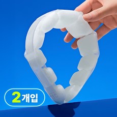 얼리츠 아이스 넥쿨러 쿨스카프 넥밴드, 2개, 화이트 2개, 화이트