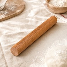 30cm 박달나무 밀대 ( 다용도 칼국수 나무밀대 밀가루 홍두깨 제과제빵 반죽 만두피만들기 식당 업소용 가정용 홈베이킹 )