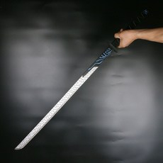 刺客信條 袖劍 1:1 道具 COSPLAY 腕套 可彈射, 1個, 刺客伍六七單刀藍色80CM
