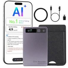 리엔피 AI 녹음기로 앱 통화용 제어 및 전사 음성 기술 요약 64GB 녹음기 회의