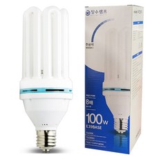장수램프 초고와트 삼파장 EL램프 100W 주광색 E39, 단품, 1개