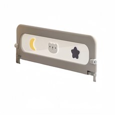 寶寶安全床護欄 穩固防掉落 簡約時尚 安全無毒材質 安裝簡易, 灰色