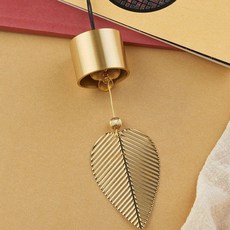 風鈴古風中風鈴掛門進門陽臺風鈴臥室風鈴牆壁裝飾品掛件 副廠商品 爆品, 純銅鈴鐺和葉子 圓柱形+證書, 純銅鈴鐺和葉子, 圓柱形