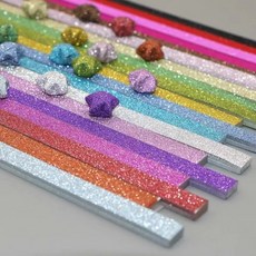 閃鑽星星紙 星星紙 折星星 摺星星 星星摺紙 星星折紙, 1個, 閃鑽星星紙｜閃鑽18色【360張】