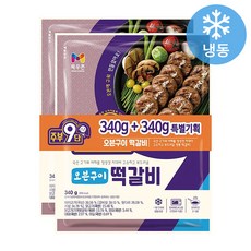 목우촌 오븐구이 떡갈비 340g+340g, 340g, 2개