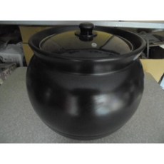 {聯昇瓷器}台灣外銷第一品牌頂級加厚款營業用陶土燉鍋滷鍋直火砂鍋#1號鍋, 1個, 1號鍋, 黑色, 40cm